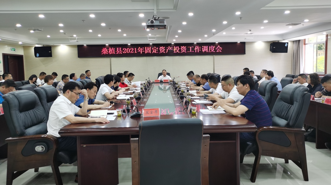 桑植县召开2021年固定资产投资项目工作调度会