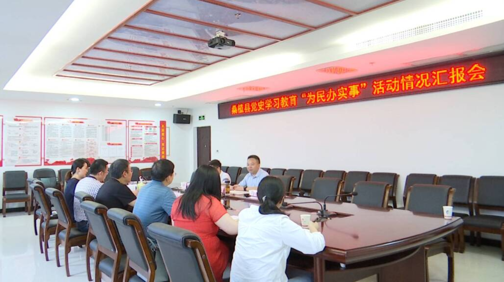 市委党史学教办实践组来桑督导党史学习教育“为民办实事”活动