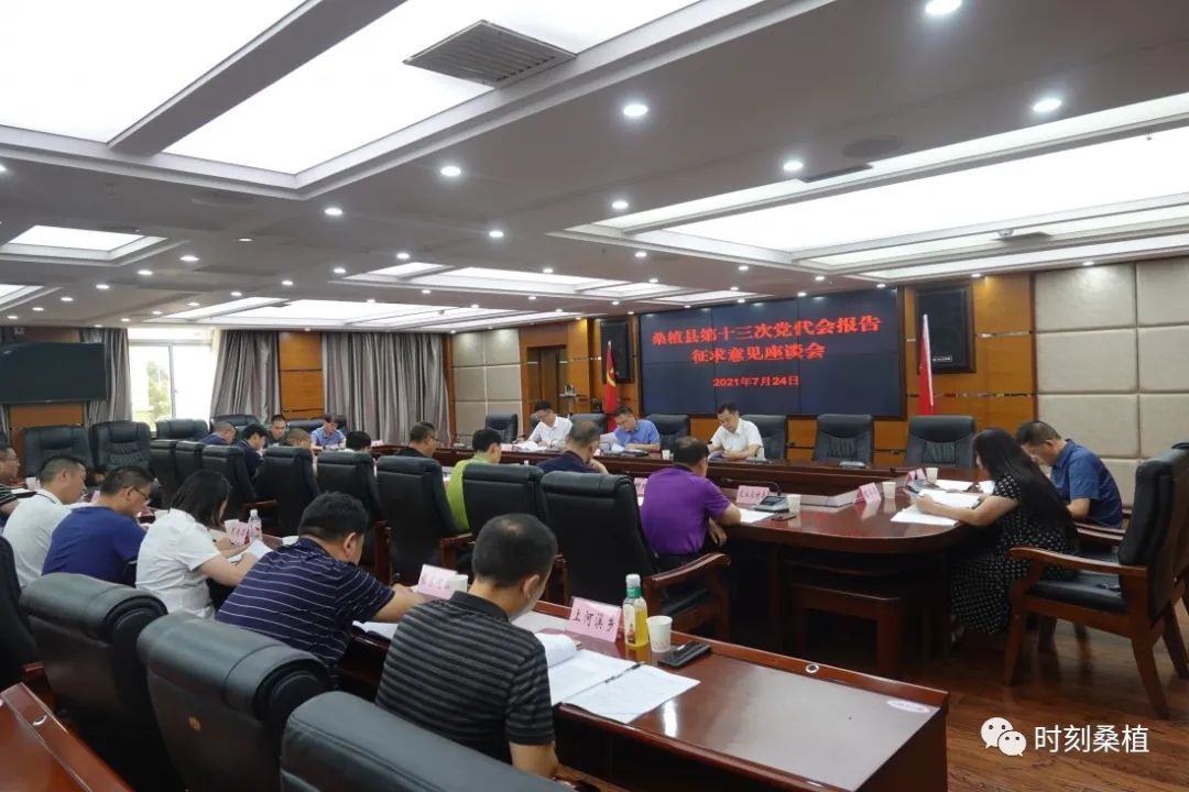 县第十三次党代会报告征求意见座谈会召开