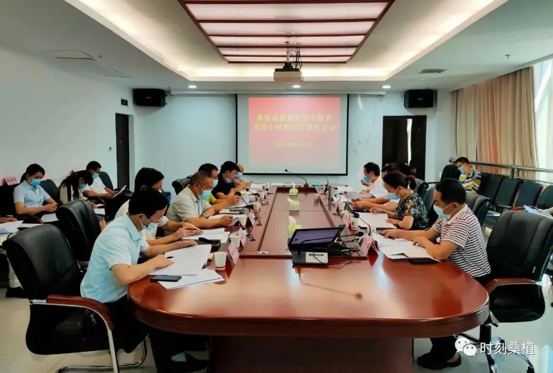 桑植县委党史学习教育领导小组第四次调度会议召开