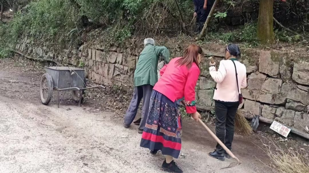 芙蓉桥村：同心协力搞卫生 美丽乡村靓起来