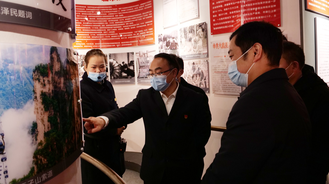 县领导到市博物馆参观“百年党史中的张家界”专题展览