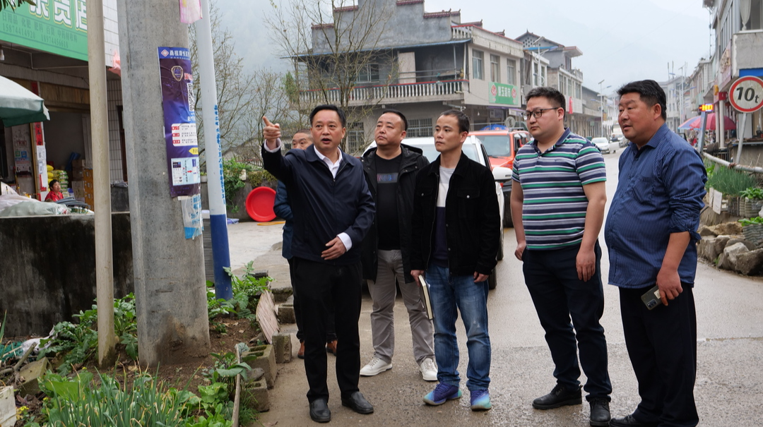 控违治违丨县领导到人潮溪镇督查控违治违工作