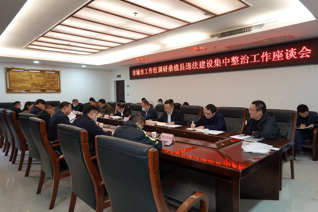 控违治违丨赵云海来桑调研城区组控违治违工作