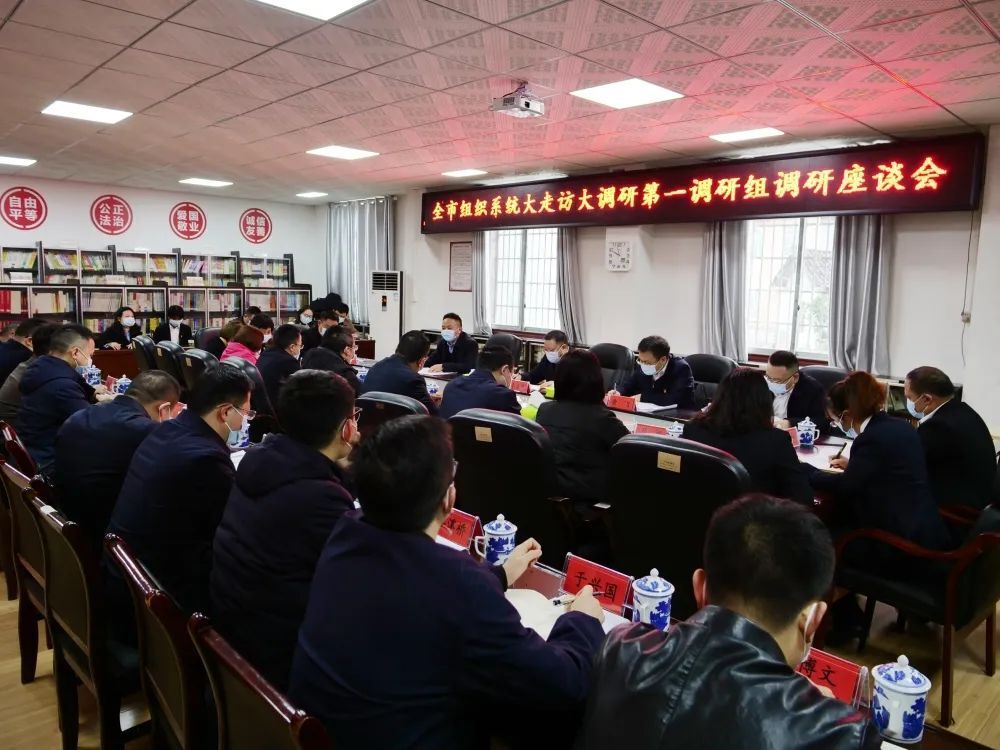 李传荣深入桑植县开展全市组织系统大走访大调研