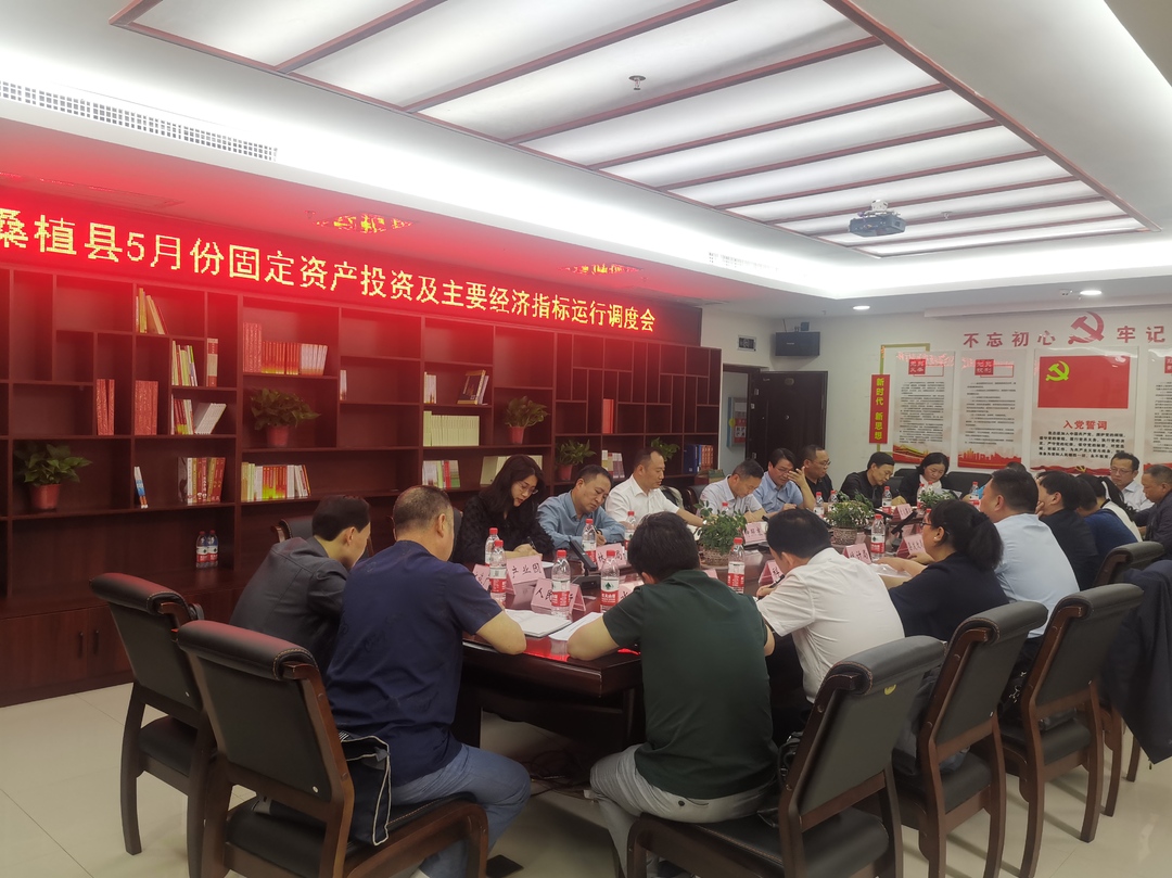 桑植县5月份固定资产投资及主要经济指标运行调度会召开