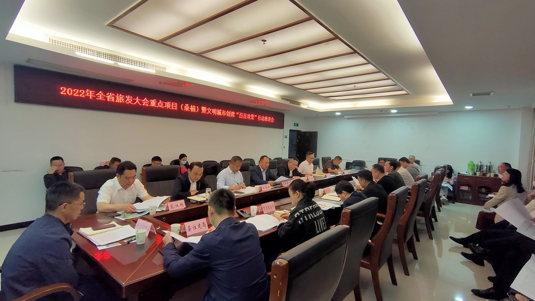 桑植县推进首届湖南旅发大会重点文旅项目暨文明城市创建“百日攻坚”行动