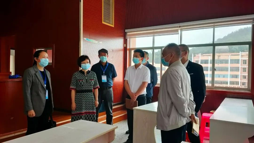 陈瑜带队来桑督察 2022年高考学考考前准备情况工作
