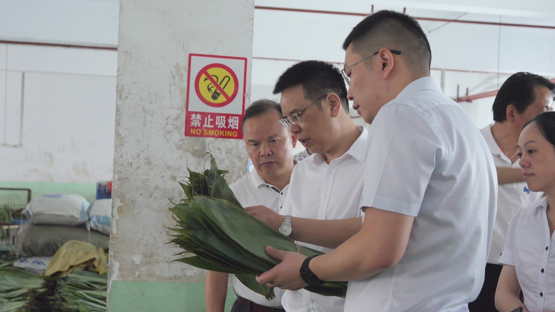 省工信厅副厅长毛六平一行来桑调研和现场办公
