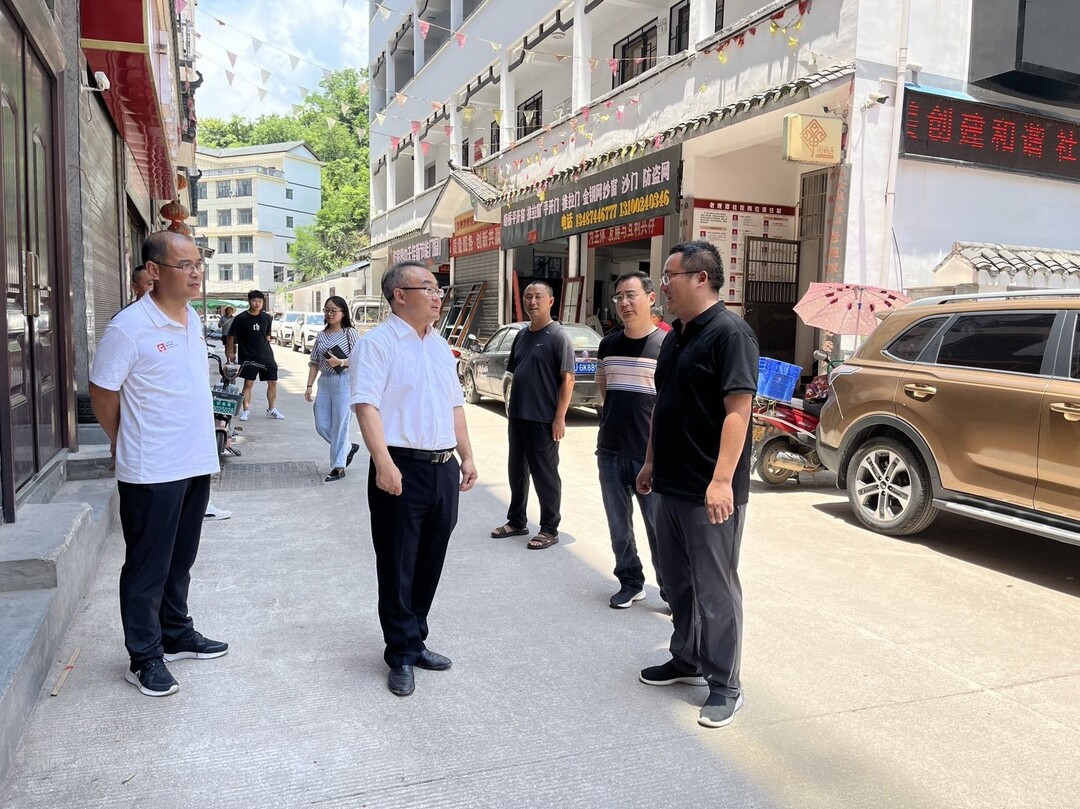 梁高武到老观潭社区调研“三联四建”工作
