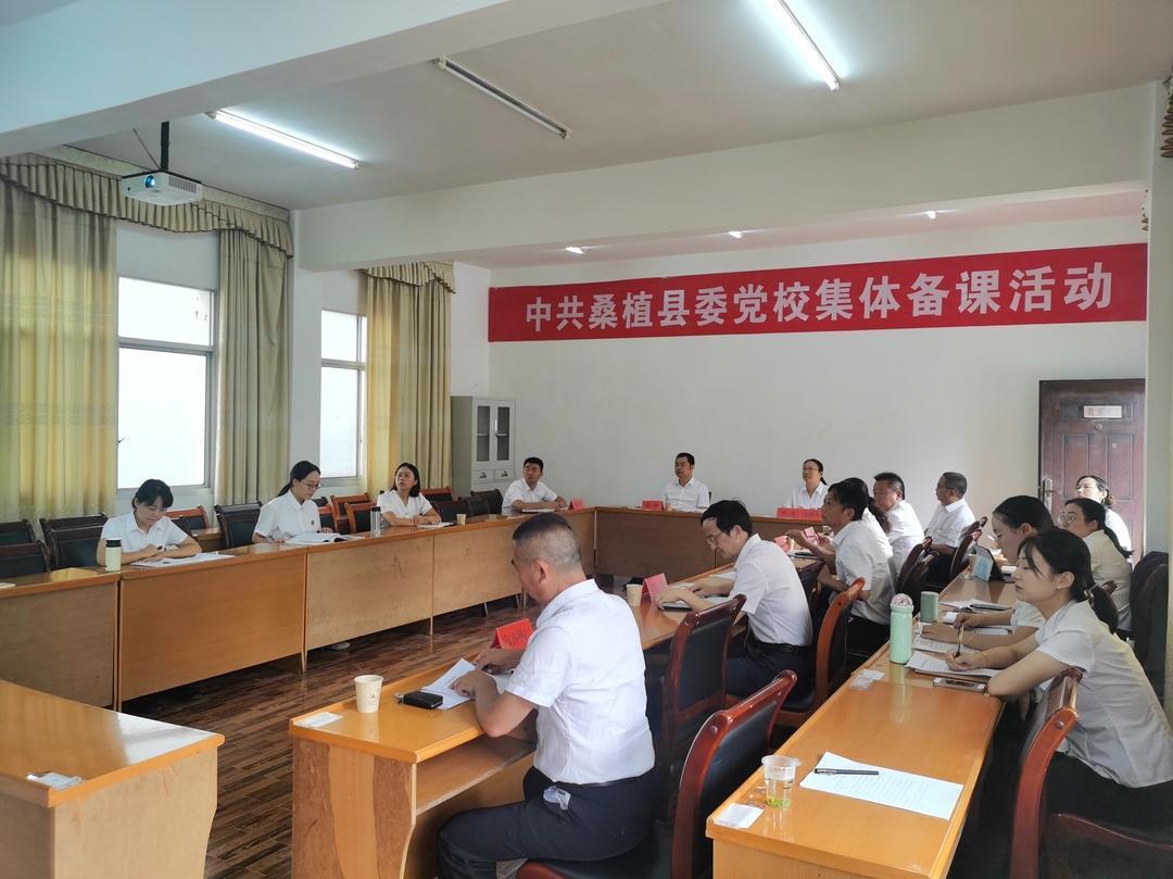 桑植县委党校：开展集体备课 打造精品课程