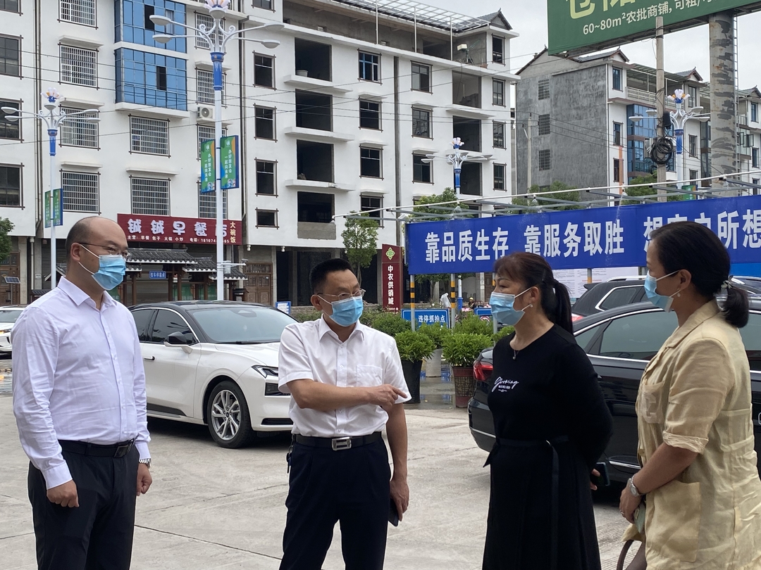 市商务局来桑调研检查安全生产工作