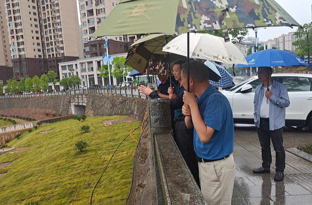 省河长制交办问题督查组来桑开展河长制问题整改现场复核工作