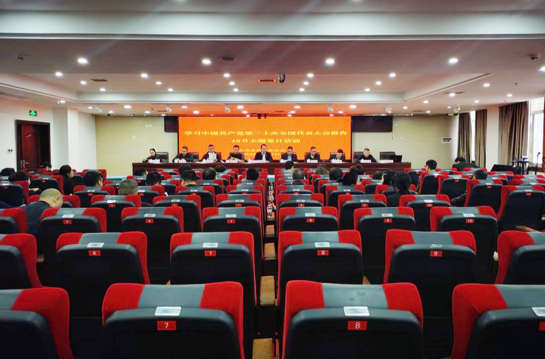 县委办开展2022年10月支部主题党日活动