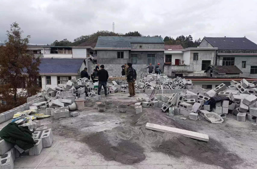 廖家村镇组织开展违法建设专项拆除行动