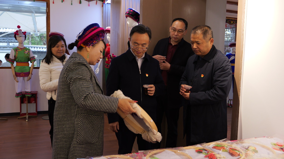 县人大常委会机关党支部到合群村开展主题党日活动
