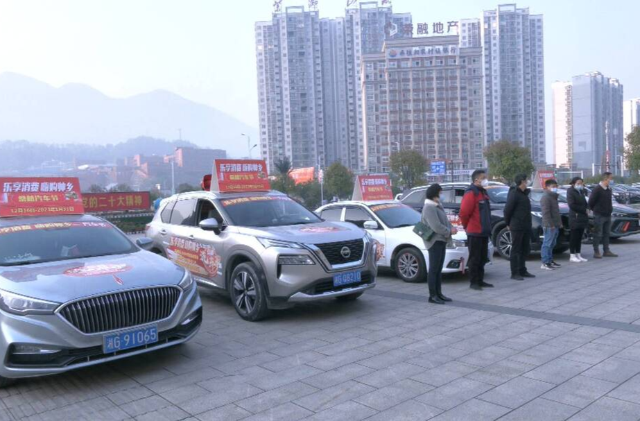 桑植县2022汽车节暨“乐享消费 嗨购帅乡”活动正在进行中
