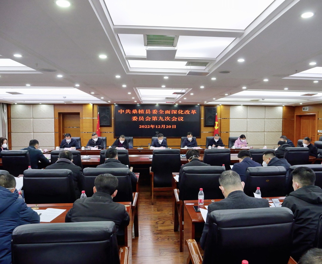 桑植县委全面深化改革委员会第九次会议召开