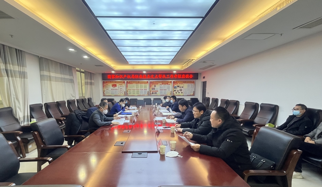 国家知识产权局来桑考核定点帮扶工作