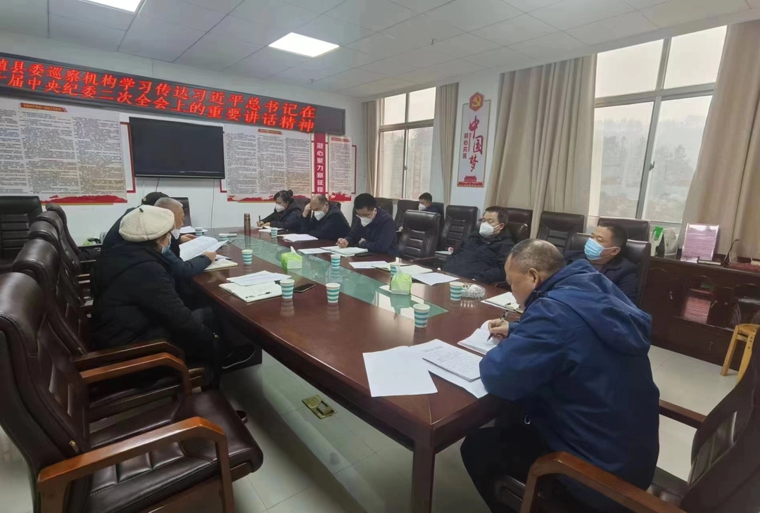 桑植县委巡察机构学习传达习近平总书记在二十届中央纪委二次全会上的重要讲话精神