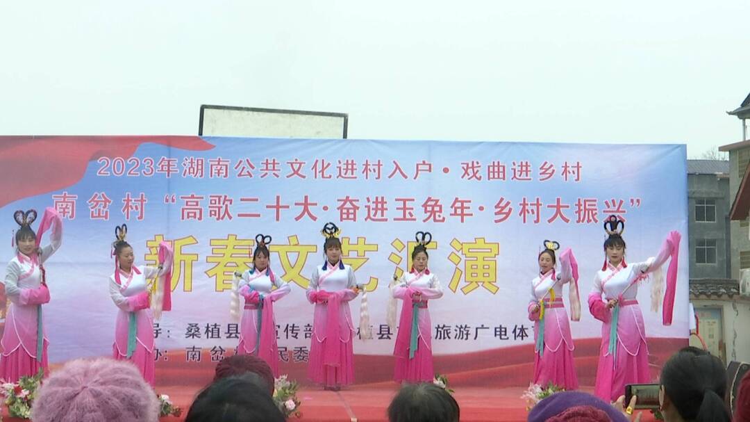 “高歌二十大·奋进玉兔年·乡村大振兴” 新春文艺汇演走进南岔村