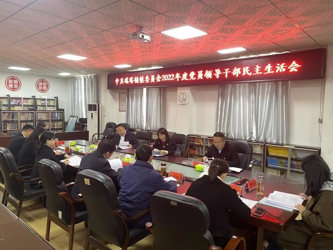 王茂蓉指导瑞塔铺镇党员领导干部民主生活会
