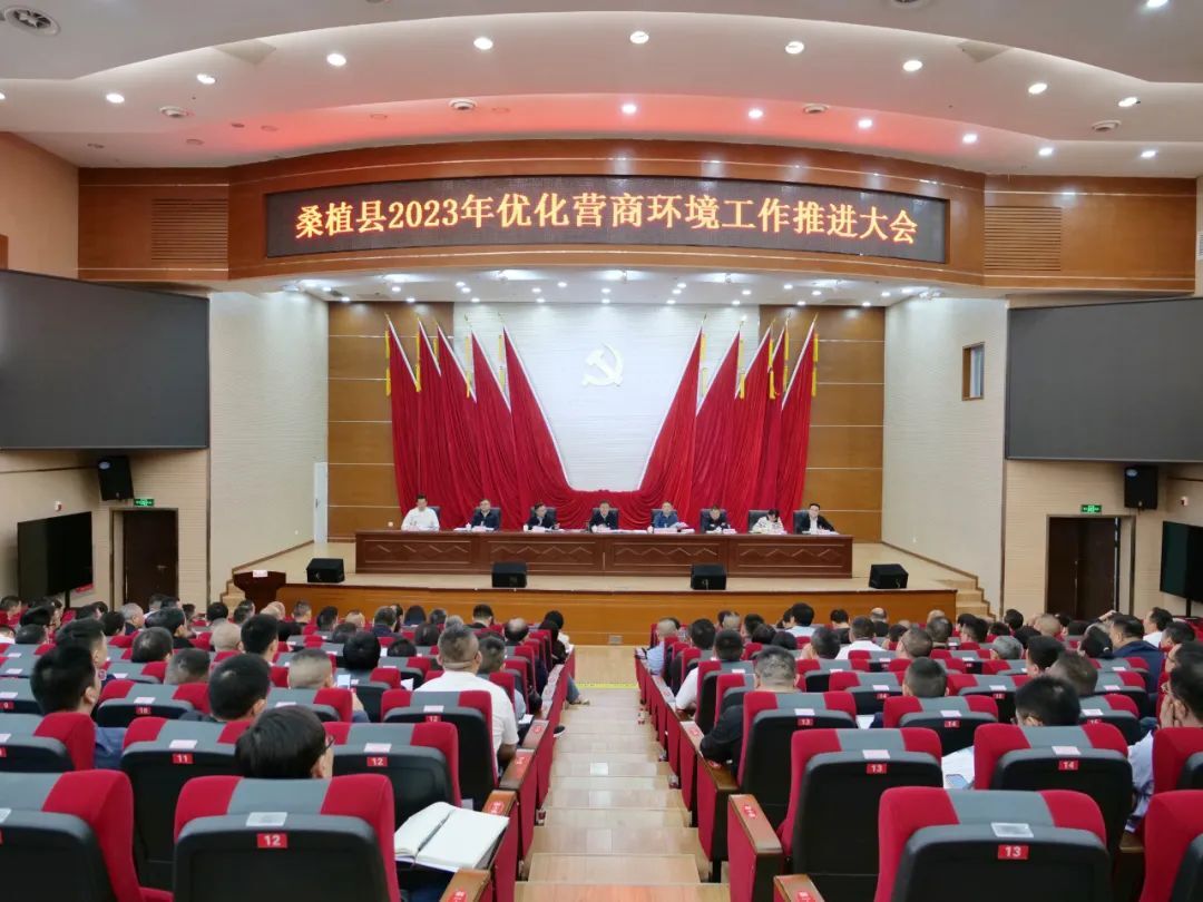 优化营商环境进行时 | 曹飞在优化营商环境工作推进会上强调：竭尽全力当好“店小二”“服务员” 让更多企业愿意落户桑植