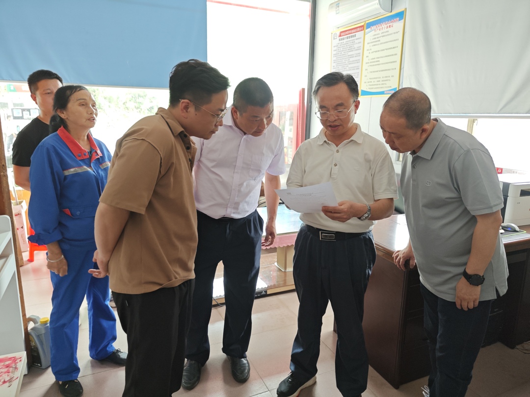 杨绍武带队到沙塔坪乡调研安全生产、控违治违等工作