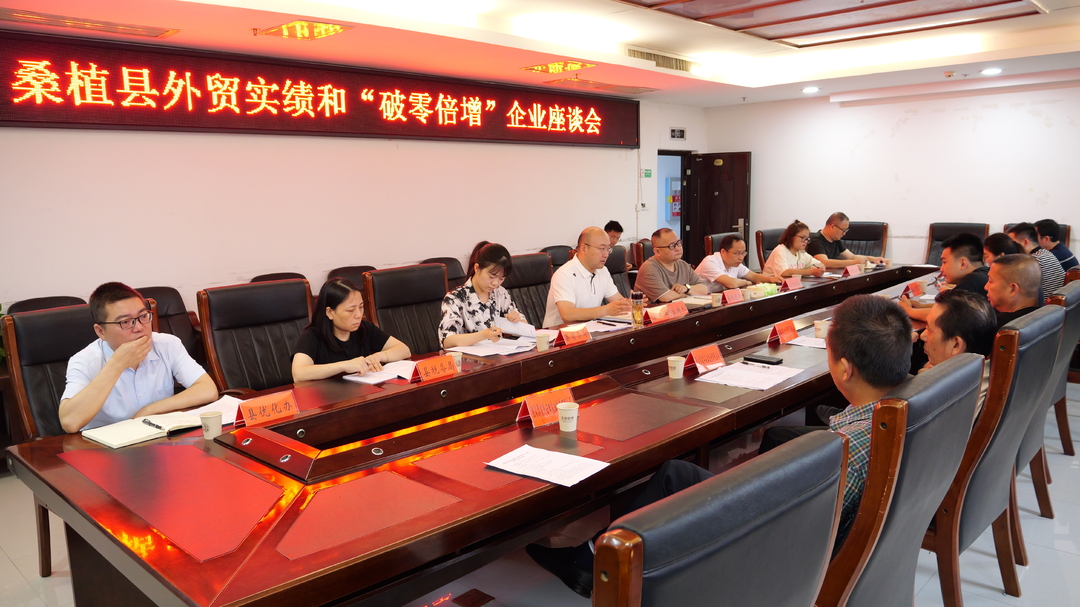 打好发展六仗 |桑植县外贸实绩和“破零倍增”企业座谈会召开