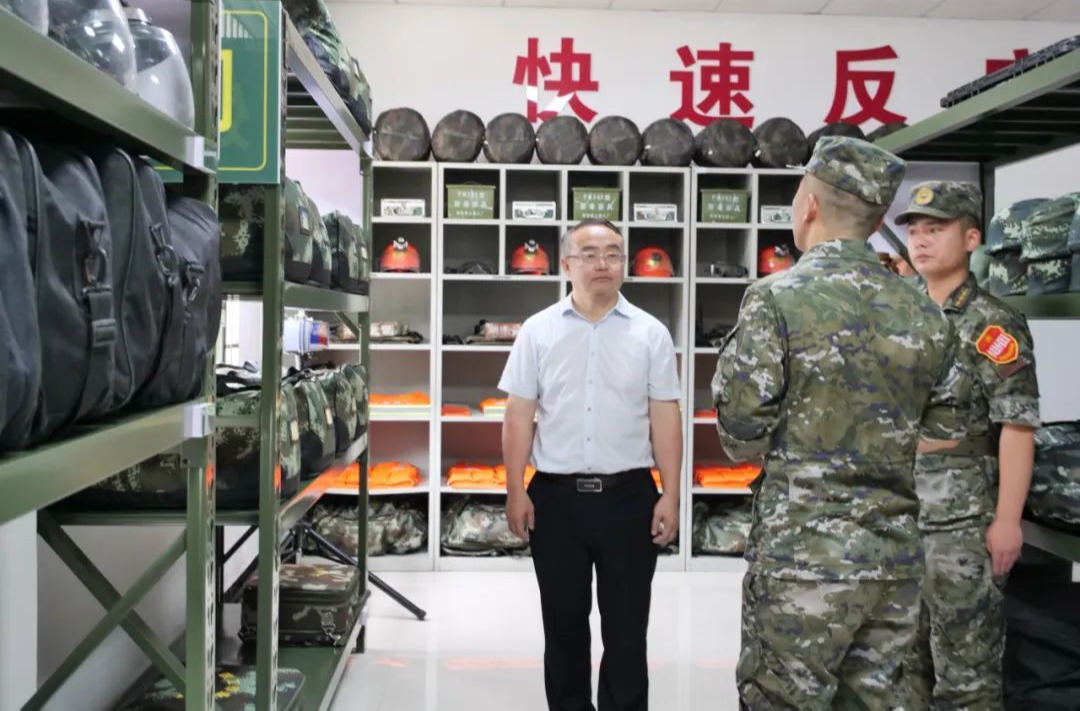 梁高武寄语武警张家界支队桑植中队官兵 传承好红色基因 担当好强军重任