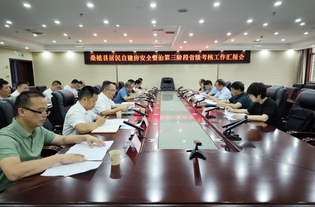 桑植县居民自建房安全整治第三阶段省级考核工作汇报会召开