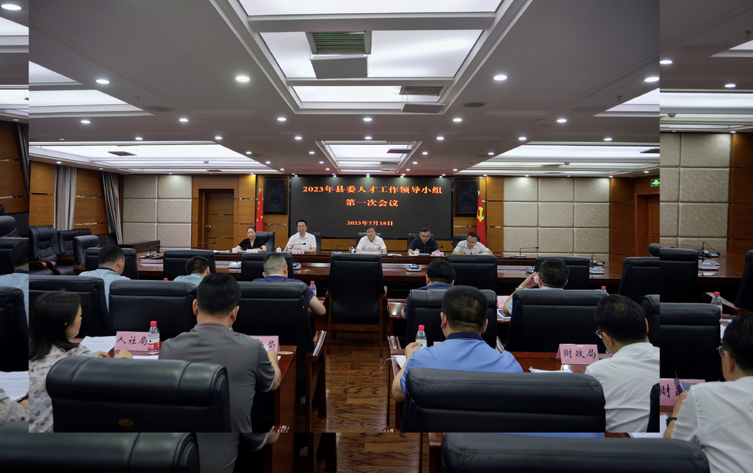 曹飞主持召开2023年县委人才工作领导小组第一次会议