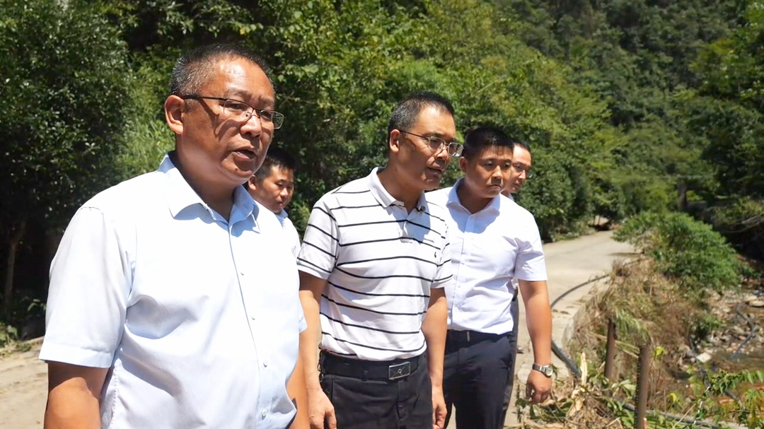 陈绍顺来桑调研指导灾后恢复重建工作