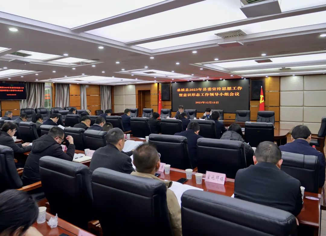 桑植县召开2023年县委宣传思想文化工作暨意识形态工作领导小组会议