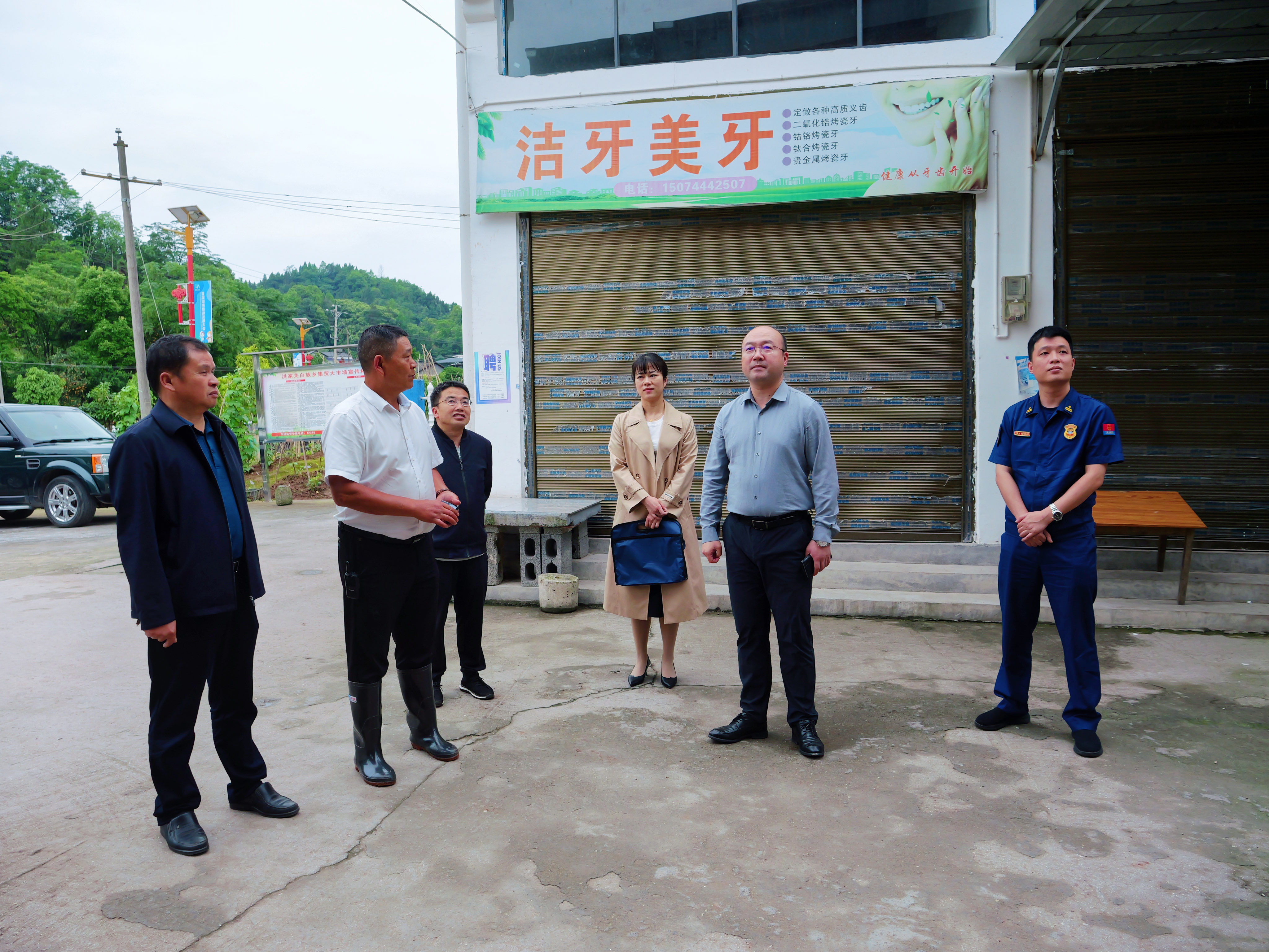 汪业锋到洪家关白族乡开展商贸领域安全生产督查检查