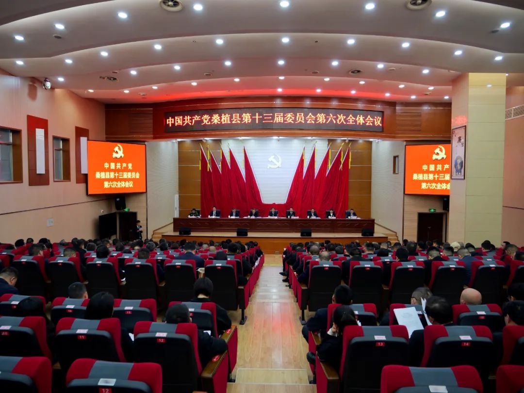 中国共产党桑植县第十三届委员会第六次全体会议召开