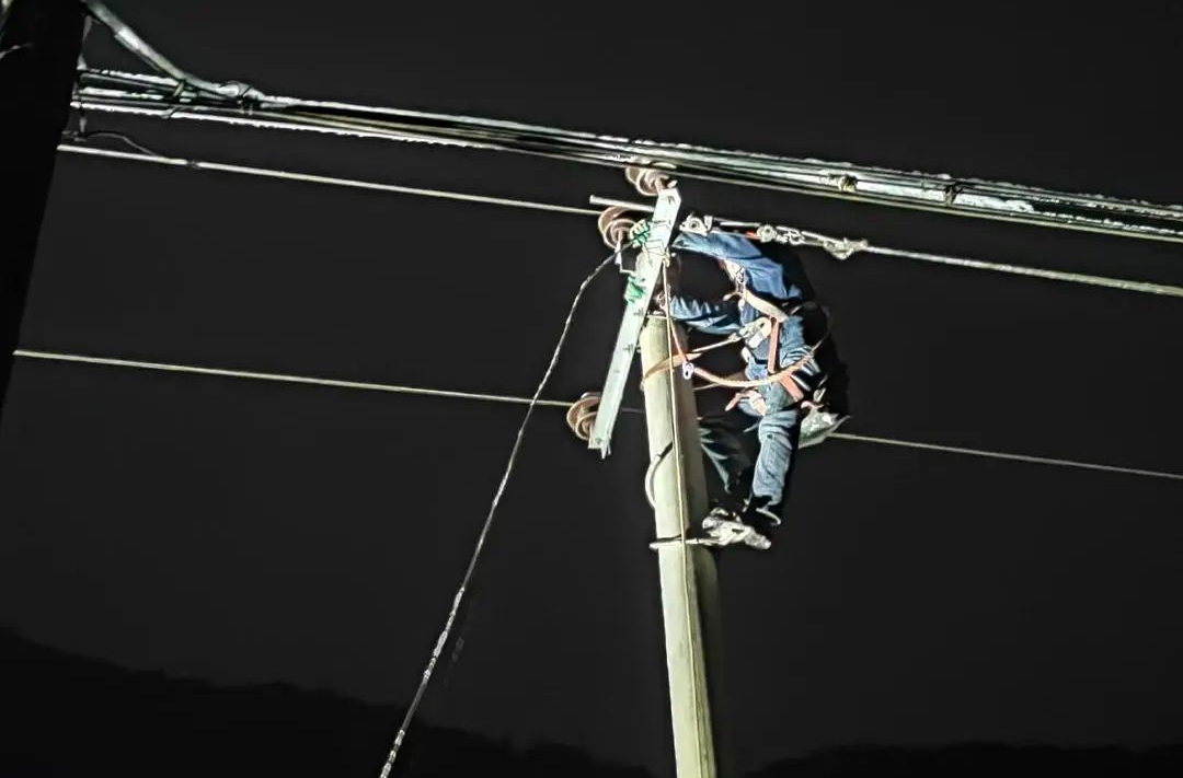 国网桑植县供电公司：黑夜中冒雪巡检抢修  确保电力供应正常