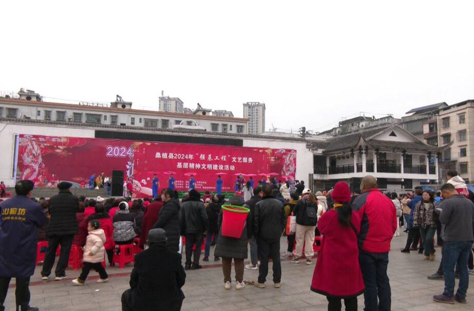桑植县2024年“强基工程”文艺服务基层精神文明建设活动举办