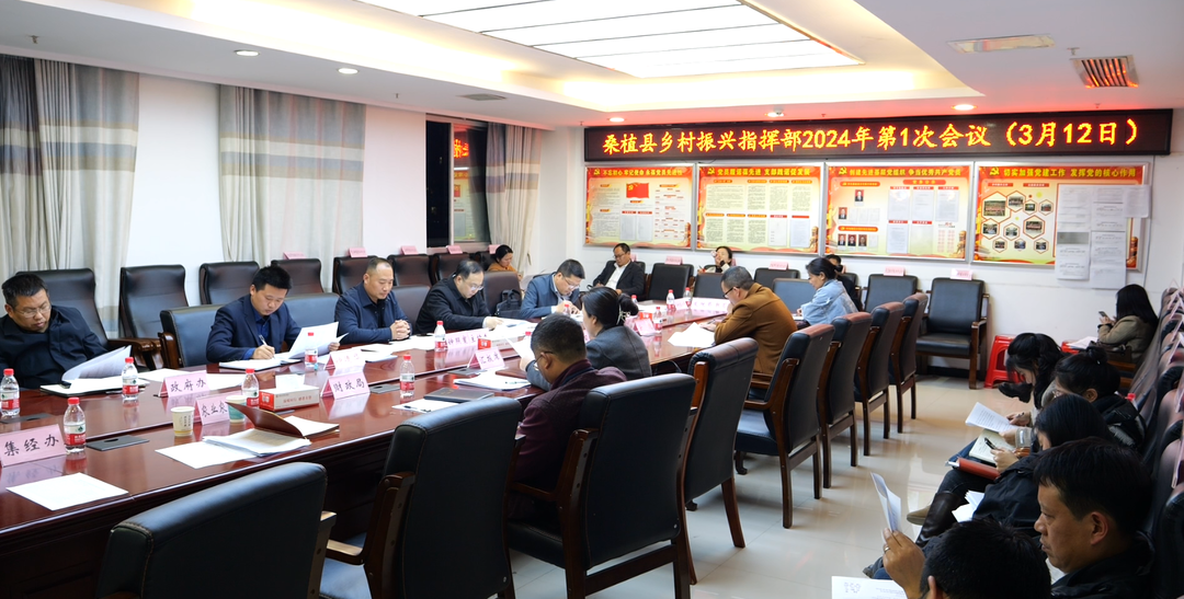 桑植县乡村振兴指挥部2024年第1次会议召开