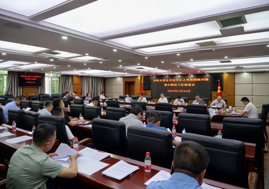 桑植县群众身边不正之风和腐败问题集中整治工作推进会召开