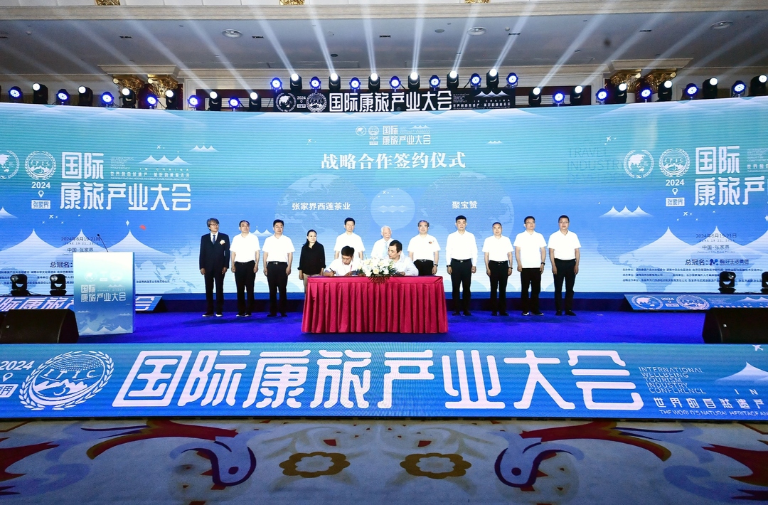 “桑植招商项目+桑植白茶”亮相国际康旅产业大会