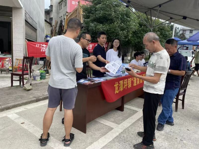 龙潭坪镇开展“法润龙潭坪 便民促治理”普法宣传活动