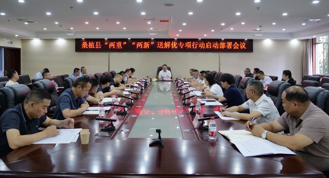 桑植县启动部署“两重”“两新”送解优专项行动