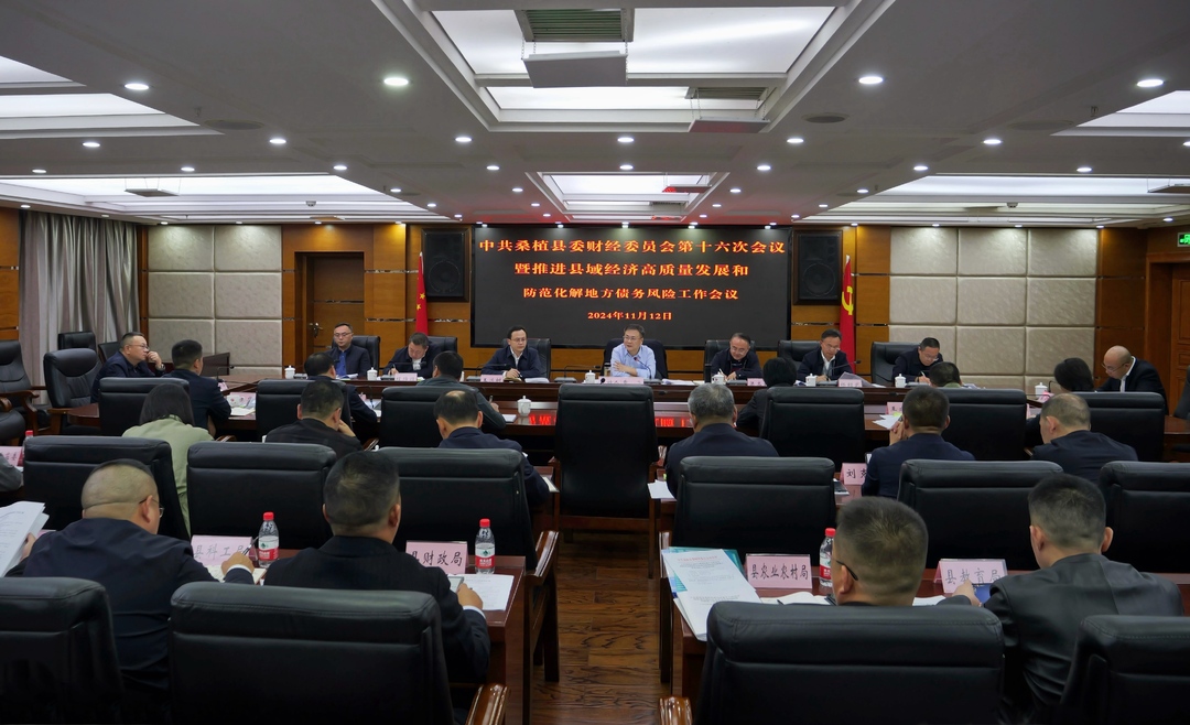 县委财经委员会第十六次会议暨推进县域经济高质量发展和防范化解地方债务风险工作会议召开
