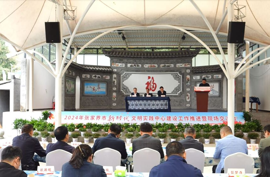 全市新时代文明实践中心建设工作推进暨现场交流会在桑植举行