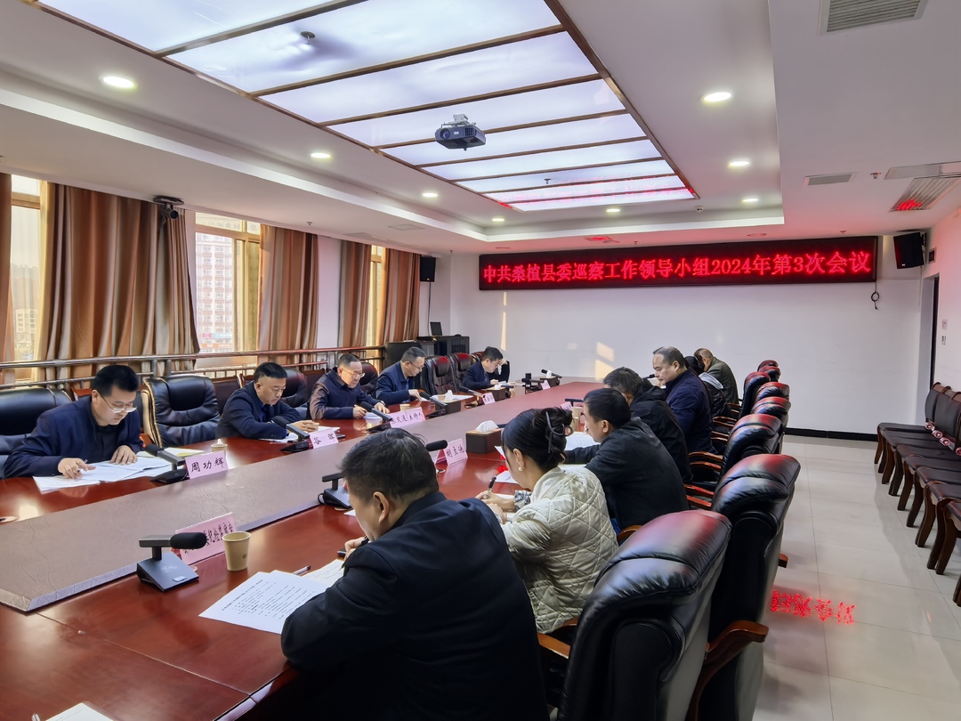 县委巡察工作领导小组2024年第3次会议召开