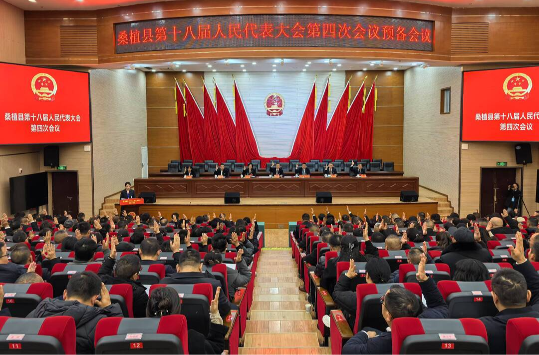 聚焦两会丨桑植县第十八届人民代表大会第四次会议召开预备会议