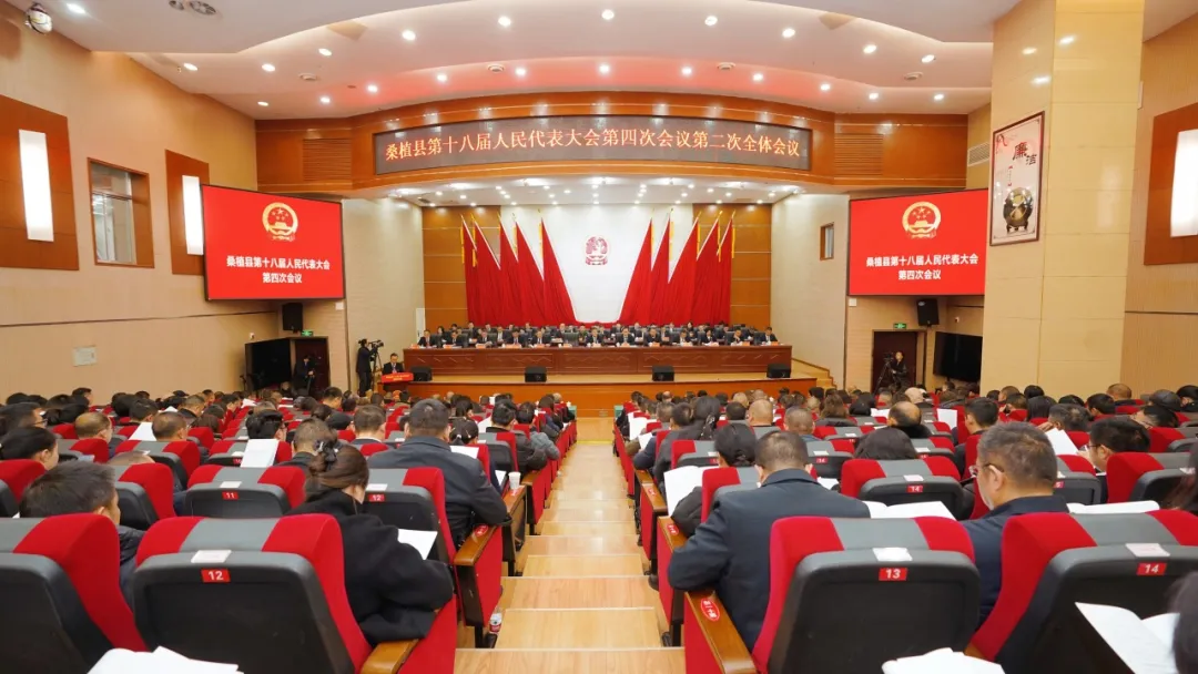 聚焦两会丨桑植县第十八届人民代表大会第四次会议召开第二次全体会议