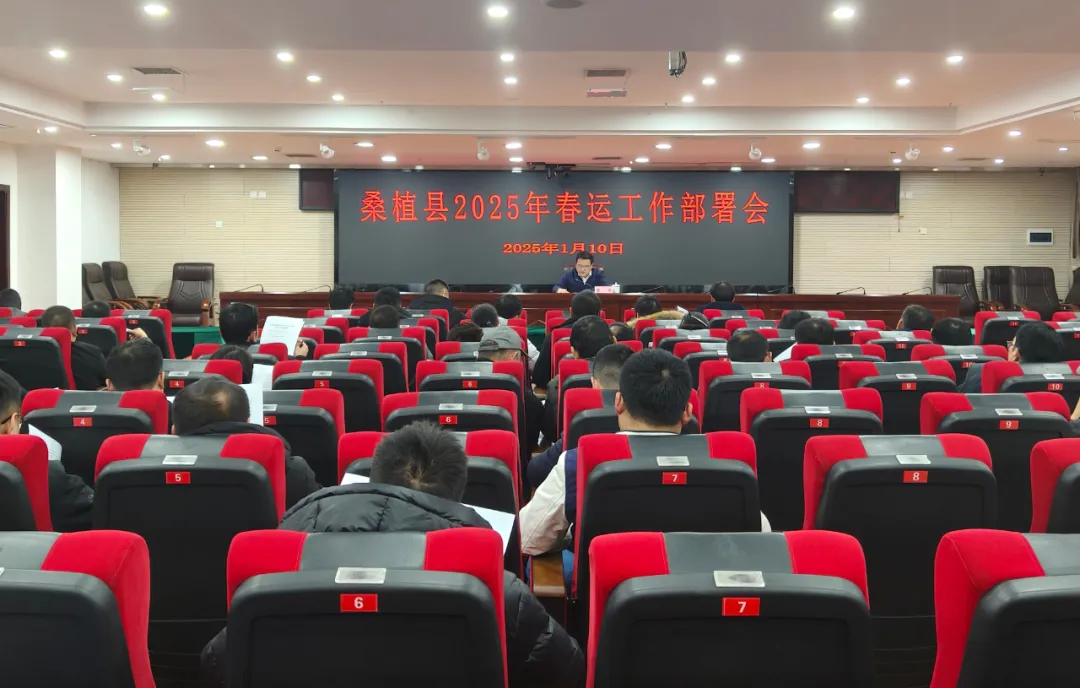 全力以赴迎接春运！桑植县安排部署2025年春运工作