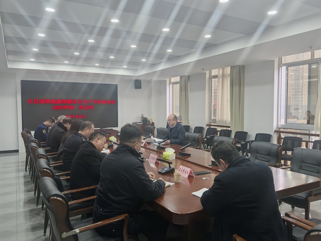 汪业锋带队检查商贸流通领域安全生产工作